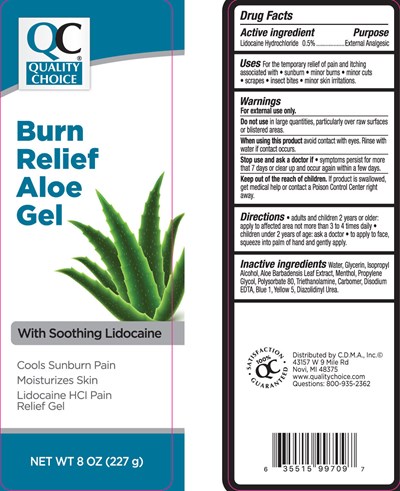 Quality Choice_Burn Relief Aloe Gel_8oz Lido_LoResProof copy.jpg Label - Quality Choice Burn Relief Aloe Gel 8oz Lido LoResProof copy